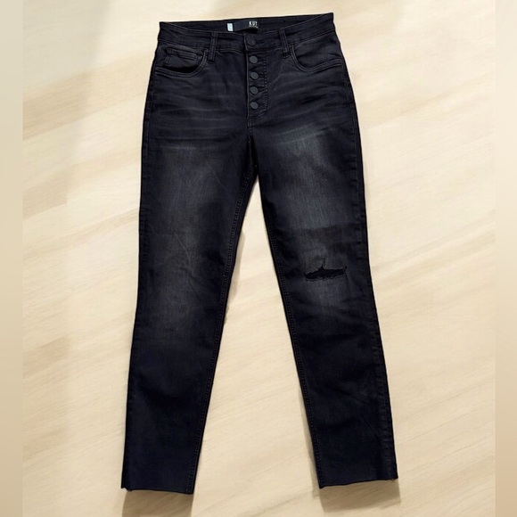 Kut Fab Ab Mom Jeans Black Size 4 - Picture 2 of 9